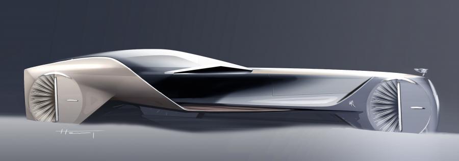 Эскиз Rolls-Royce Vision Next 100 2016 года  (фото 58 из 96)